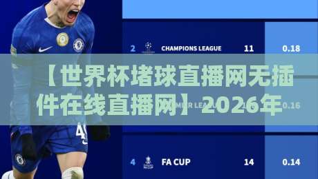 【世界杯堵球直播网无插件在线直播网】2026年看球新选择，零插件真高清，球迷们都在用？