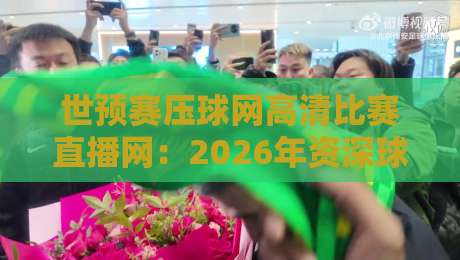世预赛压球网高清比赛直播网：2026年资深球迷都在用的观赛捷径！