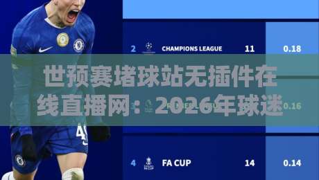 世预赛堵球站无插件在线直播网：2026年球迷观赛首选平台，高清流畅不卡顿