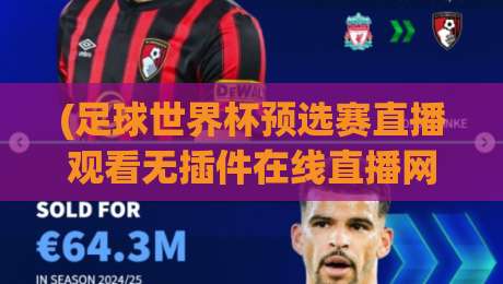 (足球世界杯预选赛直播观看无插件在线直播网)，2026年看球新姿势：无插件直播到底有多香？