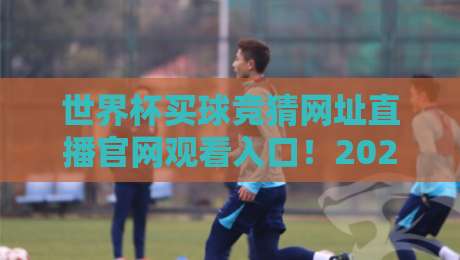 世界杯买球竞猜网址直播官网观看入口！2026年观赛逛遍全平台
