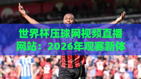 世界杯压球网视频直播网站：2026年观赛新体验，这些细节你注意了吗？