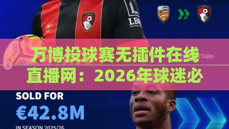 万博投球赛无插件在线直播网：2026年球迷必看的免费高清观赛指南