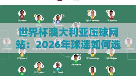 世界杯澳大利亚压球网站:2026年球迷如何选对平台?