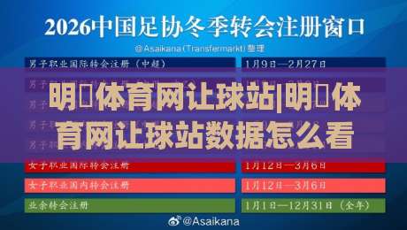 明昇体育网让球站|明昇体育网让球站数据怎么看？(明昇体育网让球站)盘口逻辑与实战拆解-今日最新外围体育网贴水在线原声解说降盘APP网址