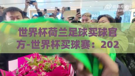 世界杯荷兰足球买球官方-世界杯买球赛:2026年荷兰队投注全攻略