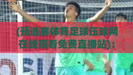 (预选赛体育足球压球网在线观看免费直播站):2026年足球预选赛观赛全攻略 (预选赛体育足球压球网在线观看免费直播站):2026年足球预选赛观赛全攻略